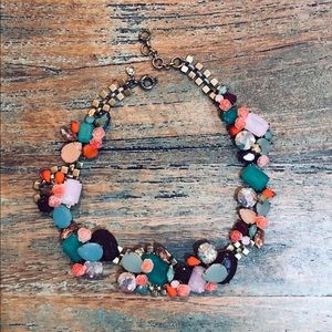 J.Crew Floral Statement Necklace